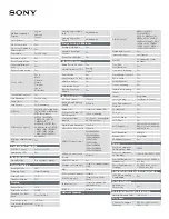 Preview for 3 page of Sony XBR-70X850B Brochure & Specs