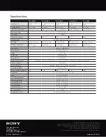 Preview for 4 page of Sony XCG-5005E Specifications