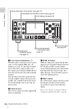 Preview for 16 page of Sony XDCAM EX PMW-EX30 Operating Instructions Manual