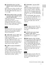 Preview for 25 page of Sony XDCAM EX PMW-EX30 Operating Instructions Manual