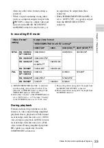 Preview for 33 page of Sony XDCAM EX PMW-EX30 Operating Instructions Manual