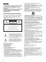 Preview for 2 page of Sony XDCU-50 Operating Instructions Manual