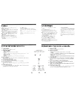 Preview for 10 page of Sony XM-1600GSD Marketing Specifications, Connections Operation Instructions Manual