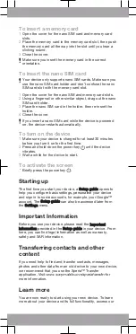 Preview for 2 page of Sony Xperia C5 Ultra Dual Startup Manual