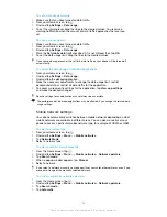 Preview for 33 page of Sony XPERIA micro ST23i User Manual