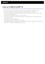 Preview for 34 page of Sony Xperia SGPT12 Help Manual