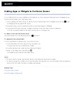 Preview for 64 page of Sony Xperia SGPT12 Help Manual