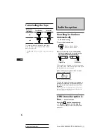 Preview for 6 page of Sony XR-3208MK2 Operating Instructions Manual