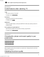 Preview for 41 page of Sony XR-83A90J Help Manual