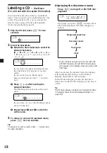 Preview for 18 page of Sony XR-C7220 Operating Instructions Manual