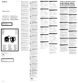 Sony XS-GTX121L Instruction & Operation Manual preview