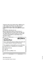 Preview for 104 page of Sony XVM-H65 - Monitor Operating Instructions Manual