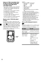 Preview for 8 page of Sony XVM-R90D Operating Instructions Manual