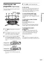 Preview for 19 page of Sony ZS-SN10 Operating Instructions Manual