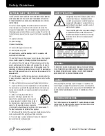 Preview for 2 page of Soundcast OutCast 1.2 Owner'S Manual