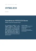 Preview for 2 page of SOUNDIMPRESS HY502-2CH User Manual