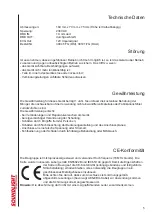 Preview for 5 page of SOUNDLIGHT 3004T-FG Operating Manual