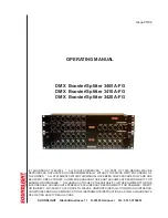 Preview for 4 page of SOUNDLIGHT DMX Booster/Splitter 3405A-FG Operating Manual
