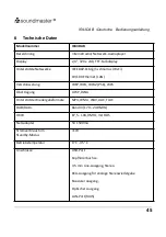 Preview for 45 page of SOUNDMASTER IR43DAB User Manual