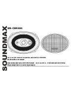 SoundMax SM-CSM694 Instruction Manual preview