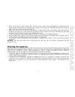 Preview for 3 page of SoundMax SM-CSM694 Instruction Manual