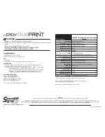 Preview for 2 page of Soundoff Signal nERGY bluePRINT ENGND04101 Manual