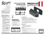 Preview for 1 page of Soundoff Signal Predator II Assembly Instructions