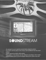 Preview for 1 page of Soundstream SNAV-12 User Manual