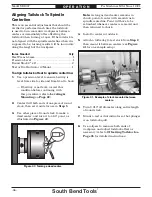 Preview for 38 page of South Bend Tools SB1007 Owner'S Manual