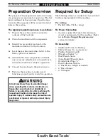 Preview for 11 page of South Bend Tools SB1102 Owner'S Manual