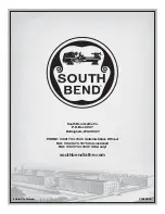 Preview for 108 page of South bend SB1013F Manual