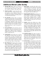 Preview for 13 page of South bend SB1014F  insert Manual Insert