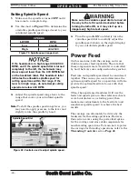 Preview for 50 page of South bend SB1014F  insert Manual Insert