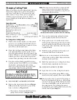 Preview for 69 page of South bend SB1014F  insert Manual Insert