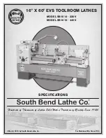 Preview for 85 page of South bend SB1014F  insert Manual Insert