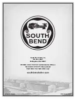 Preview for 92 page of South bend SB1014F  insert Manual Insert