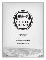 Preview for 108 page of South bend SB1014F  insert Manual Insert