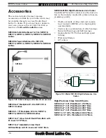 Preview for 58 page of South bend SB1037F  insert Manual Insert