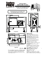 Southern Pride BBR-79-2-SSE Specification Sheet preview