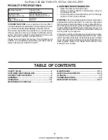 Preview for 3 page of Southern States SOR900A Owner'S Manual