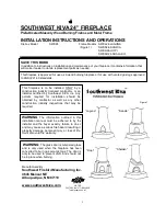 Southwest Kiva SWK24 Installation Instructions And Operation Manual preview