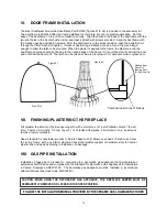 Preview for 12 page of Southwest Kiva SWK24 Installation Instructions And Operation Manual