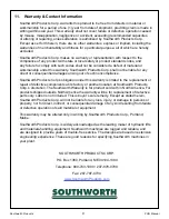 Preview for 31 page of Southworth Pallet Unloader Installation, Operation & Maintenance Manual