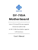 Preview for 1 page of SOYO SY-7ISA+ User Manual