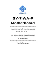 Preview for 1 page of SOYO SY-7IWA-F User Manual