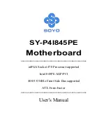 Preview for 1 page of SOYO SY-P4I845PE User Manual