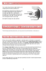 Preview for 10 page of Spa Guts 6230Y Series Owner'S Operation Manual