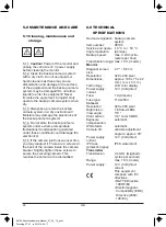 Preview for 26 page of Spa Ecoline 98106 Operating Instructions Manual