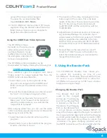 Preview for 9 page of SPACK Countcam2 Product Manual