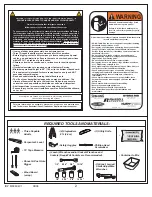 Preview for 2 page of SPALDING M88604C1 Owner'S Manual